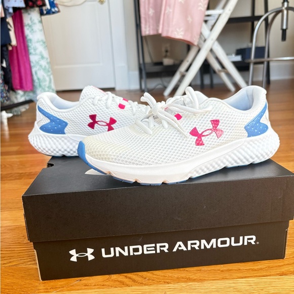 Under Armour Shoes - Under Armour Shoes - White, Pink, and Blue